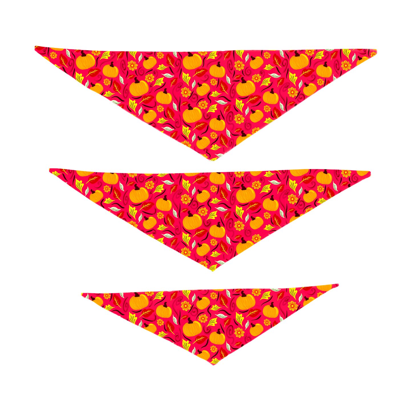 Rudy & Co. "Pink Magic Pumpkin Patch" Dog Bandana”