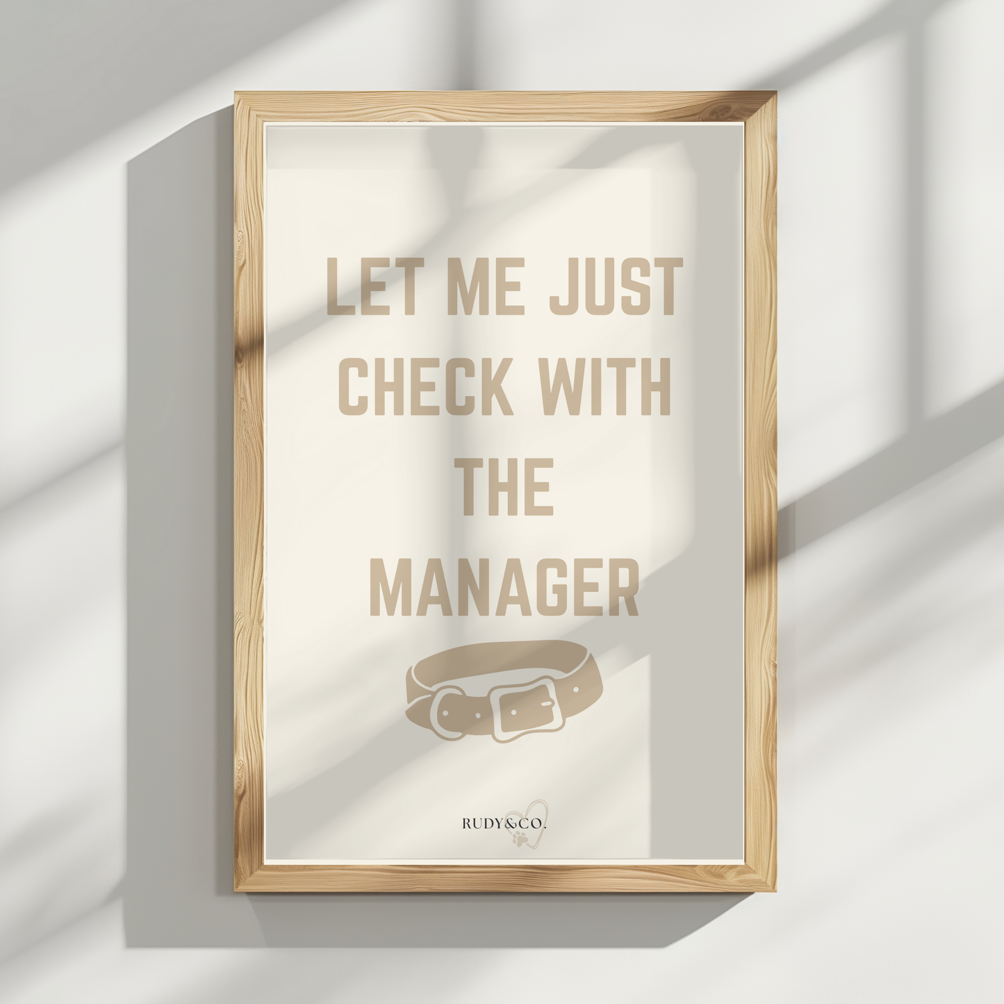 Let Me Just Check With the Manager – Digital Art Print (Instant Download)