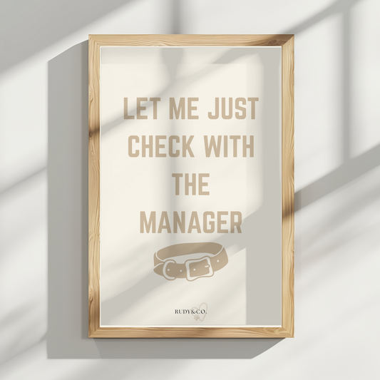 Let Me Just Check With the Manager – Digital Art Print (Instant Download)