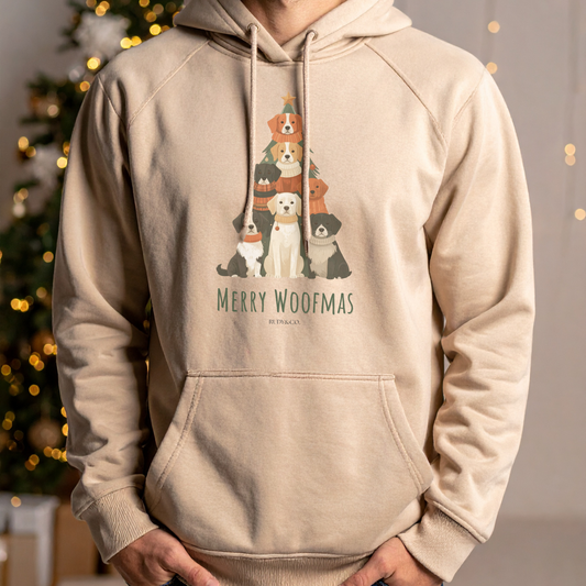 Christmas Dog Hoodie – Cozy Unisex Hoodie