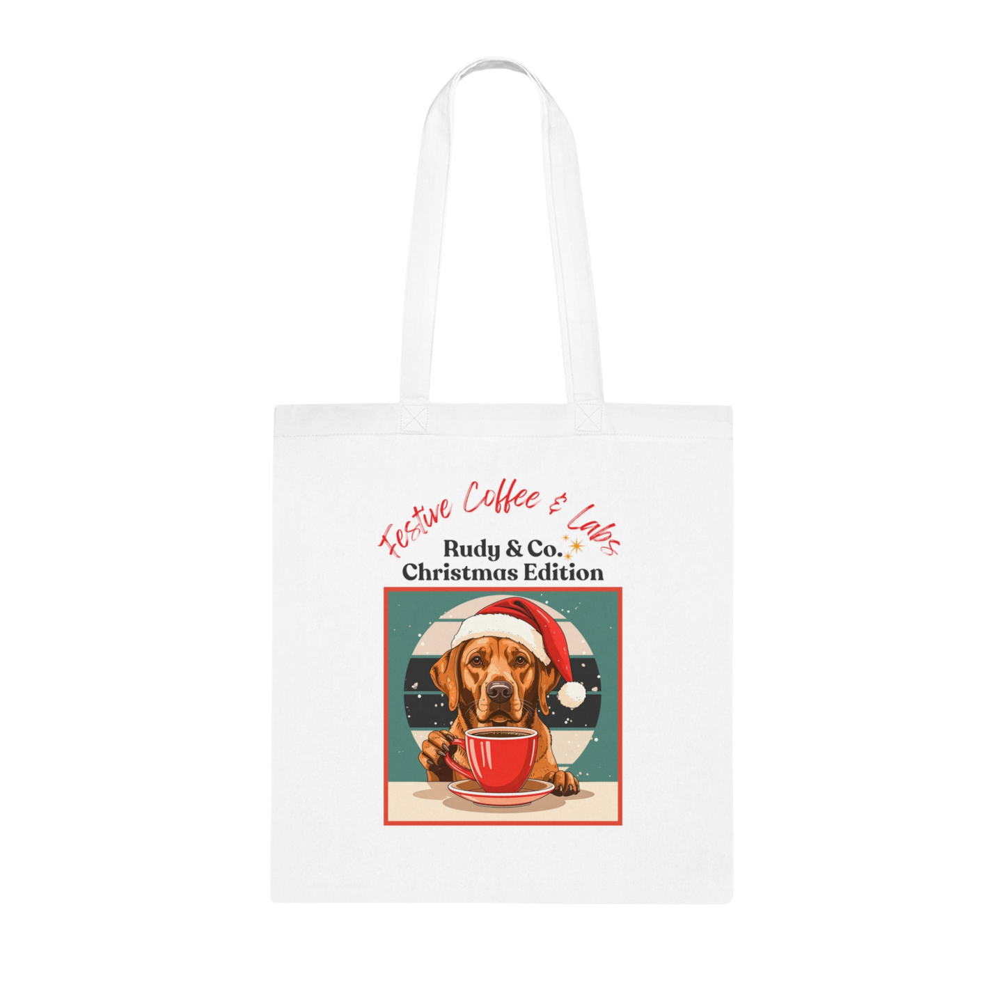 Christmas Dog Tote Bag — Design 1