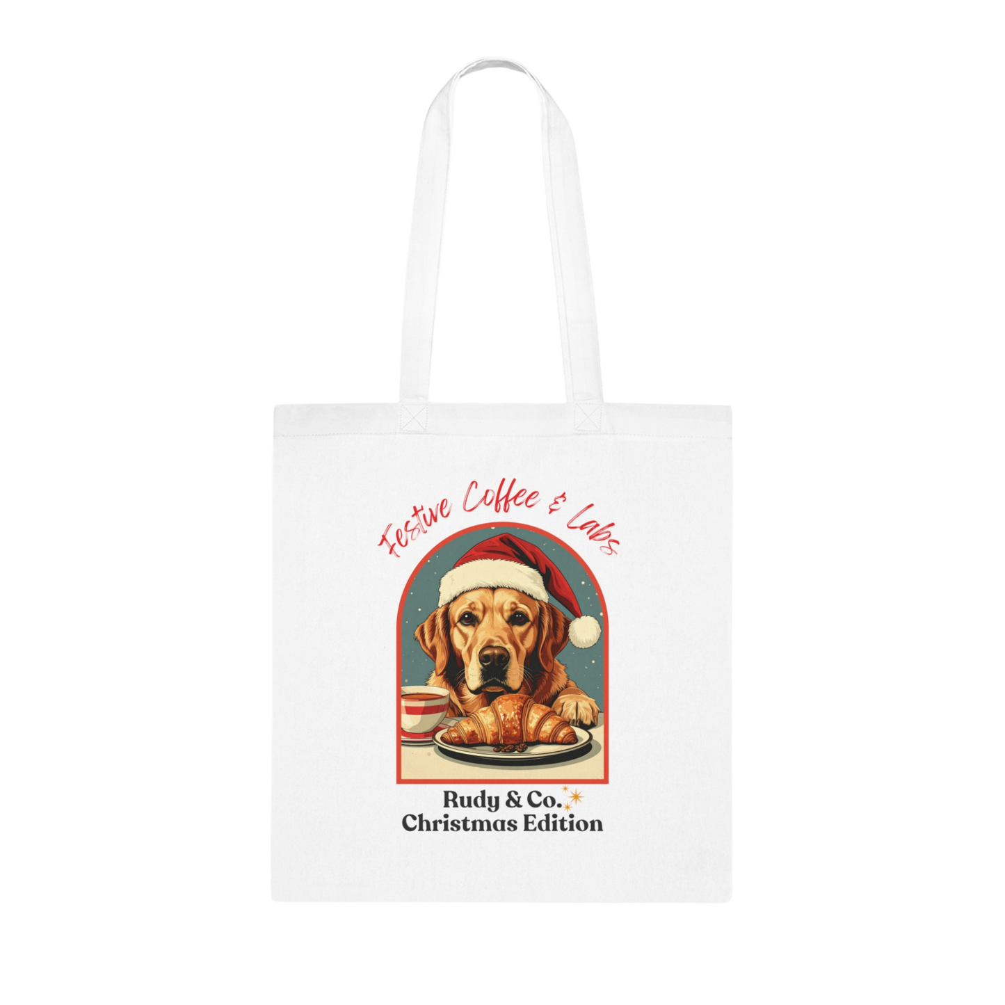 Christmas Dog Tote Bag — Design 1