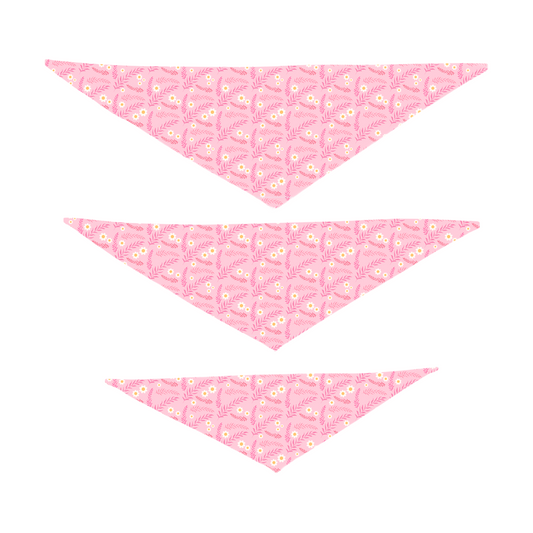 Rudy & Co. "Pink Daisy Meadow" Dog Bandana