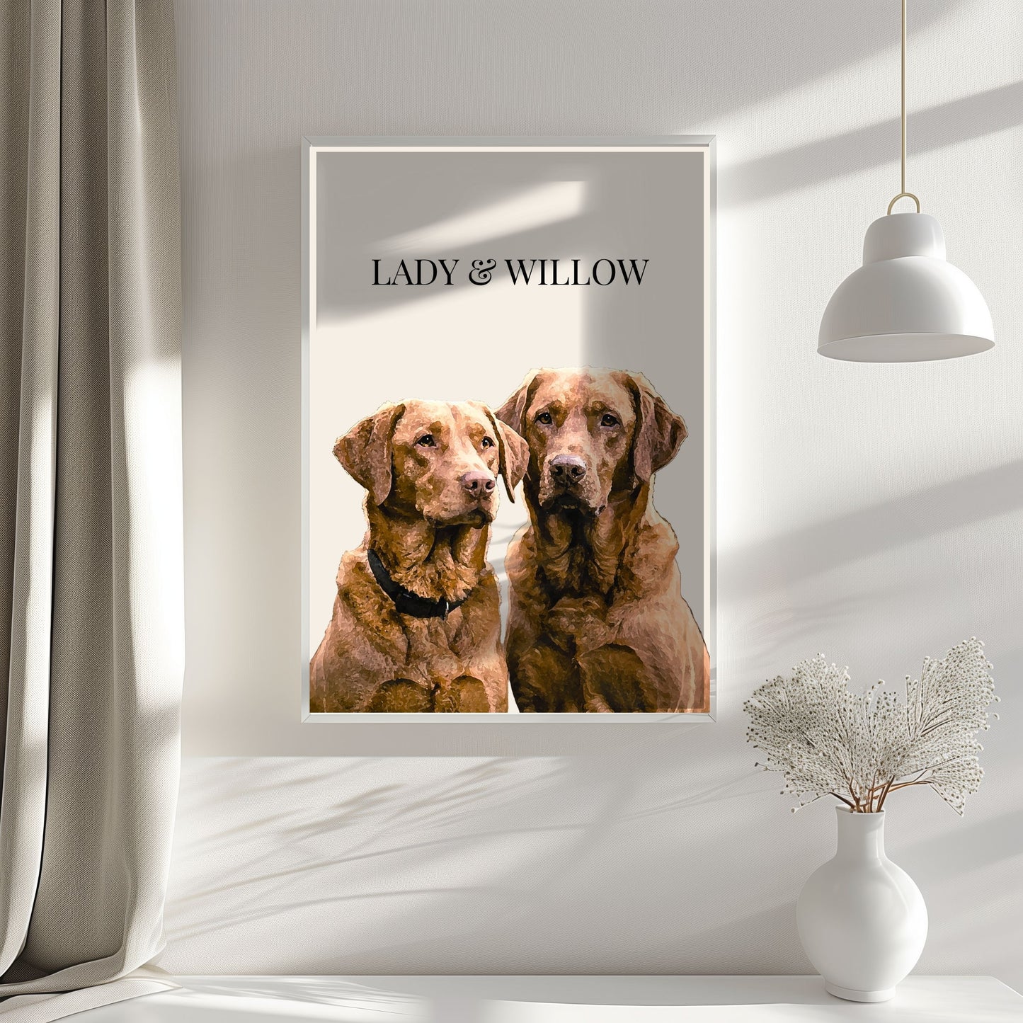 Personalised Watercolour Pet Portrait from Photo | Custom Dog Art | Dog Lover Gift | Pet Memorial Print | Rudy & Co.