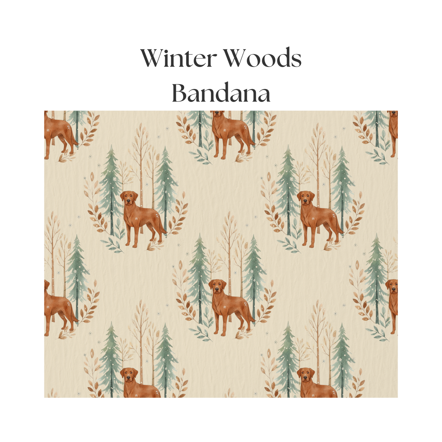 Winter Woods - Bandana