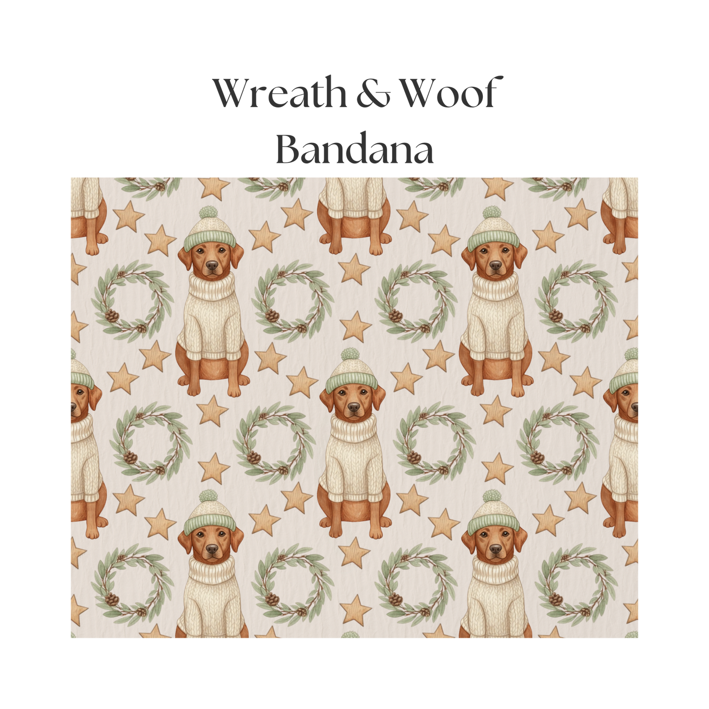 Wreath & Woof - Bandana